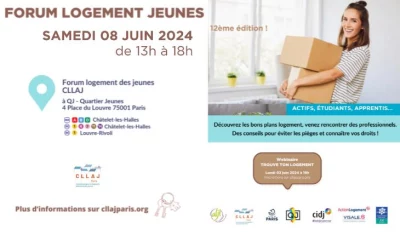Vignette du Forum Logement Jeunes 2024 du CLLAJ à Paris