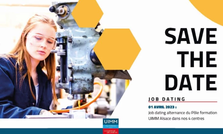visuel du Job dating Alternance de l’UIMM 2023