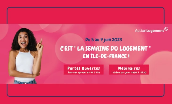 Visuel de la semaine du logement en Île-de-France 2023