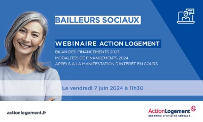  vignette du webinaire Action Logement sur les modalités de financement 2024