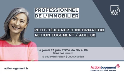 Vignette du petit-déjeuner d’information 2024 autour du logement avec l'Adil 08