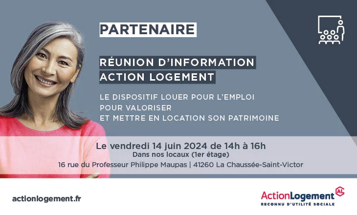 Vignette de la présentation du dispositif Louer pour l’Emploi aux partenaires 41