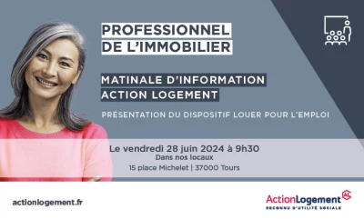 Vignette de la  Matinale d’information 2024 des professionnels de l'immobilier du 37