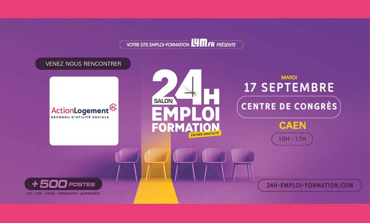 Vignette du Salon 24H Emploi Formation à Caen 2024