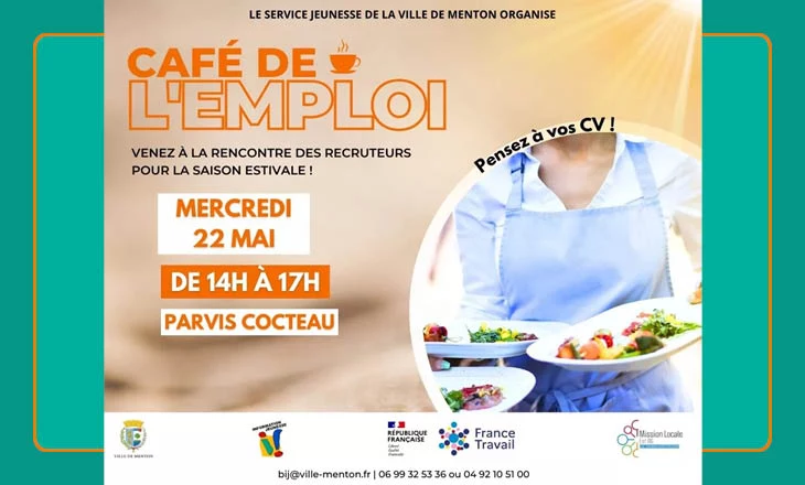 Vignette Café de l'emploi Menton 2024
