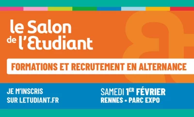 Visuel du salon de l'étudiant alternance rennes 2025