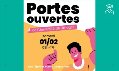 Visuel de la Journée Porte-Ouverte de l'Université de Limoges
