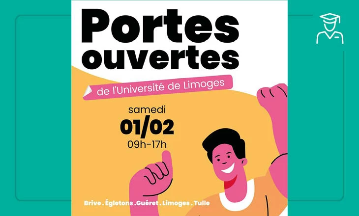 Visuel de la Journée Porte-Ouverte de l'Université de Limoges