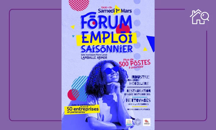  Vignette du forum 2025 de l’emploi saisonnier à Lamballe