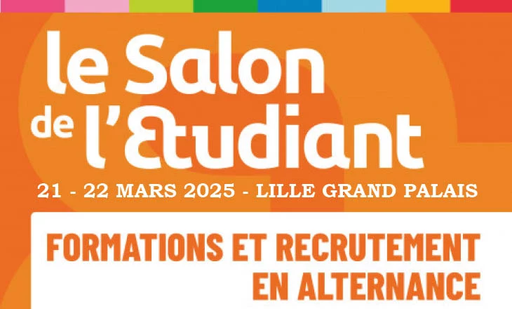 Vignette du salon de l'étudiant à Lille mars 2025