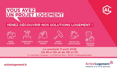 Vignette du forum social Auchan cognac 2025 à Chateaubernard