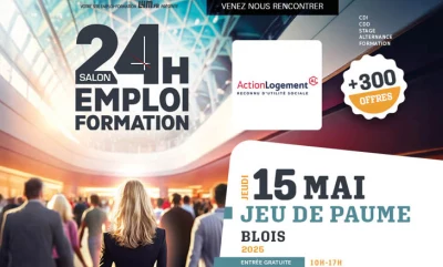 Vignette des 24 Heures pour l'Emploi et la Formation à Blois 2025