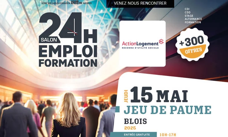 Vignette des 24 Heures pour l'Emploi et la Formation à Blois 2025