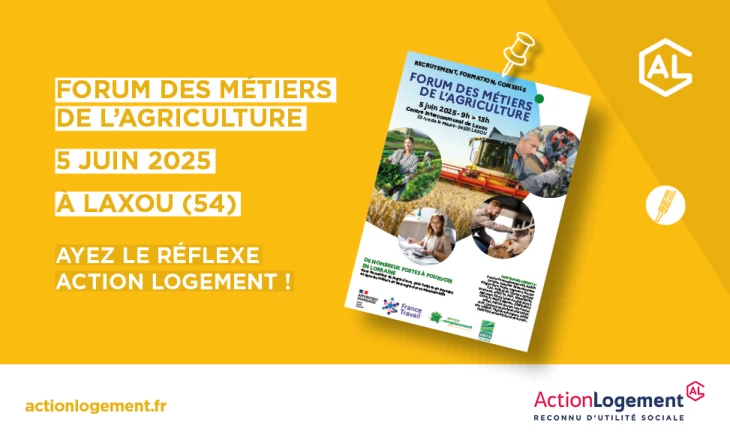 Vignette du forum des métiers de l'agriculture 2025 à Laxou