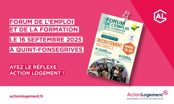 Vignette du Forum de l'emploi et de la formation à Quint-Fonsegrives 2025