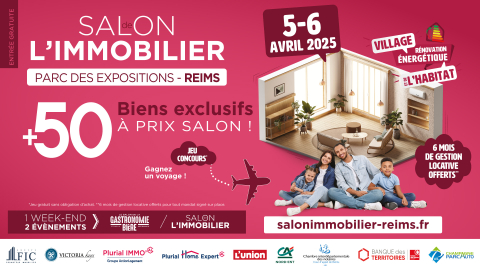 Vignette de la bannière du salon de l'immobilier de Reims 2025