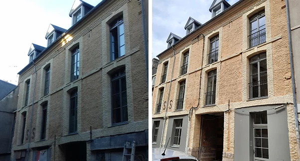 Dieppe : Réhabilitation de 4 logements à Dieppe, livrée en juillet 2021 - Crédit : SCI Grenier à sel