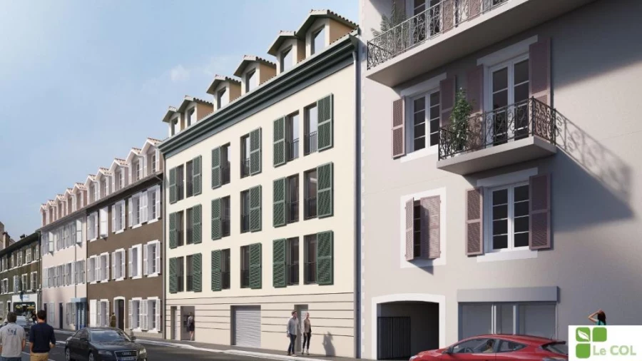 Opération Amassade, un projet d’habitat participatif en accession sociale en plein cœur de ville - façade