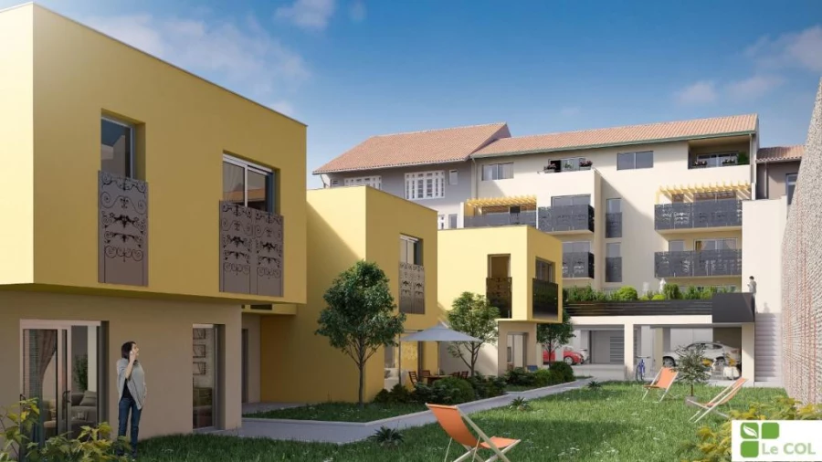 Opération Amassade, un projet d’habitat participatif en accession sociale en plein cœur de ville - cour