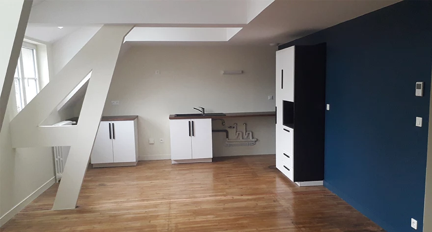 Extension d'un restaurant et mise sur le marché de 2 T3 pour accueillir des familles