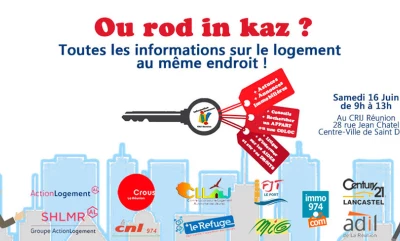 Action Logement CRIJ Affiche Juin 2018