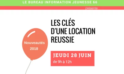 Affiche Cles location Réussie Perpignan 28 juin 2018