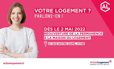 Permanence Action Logement, Maison du Logement à Vitré (35)