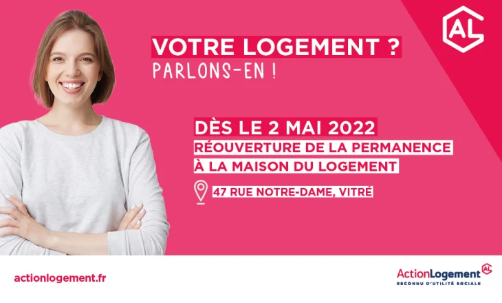 Permanence Action Logement, Maison du Logement à Vitré (35)