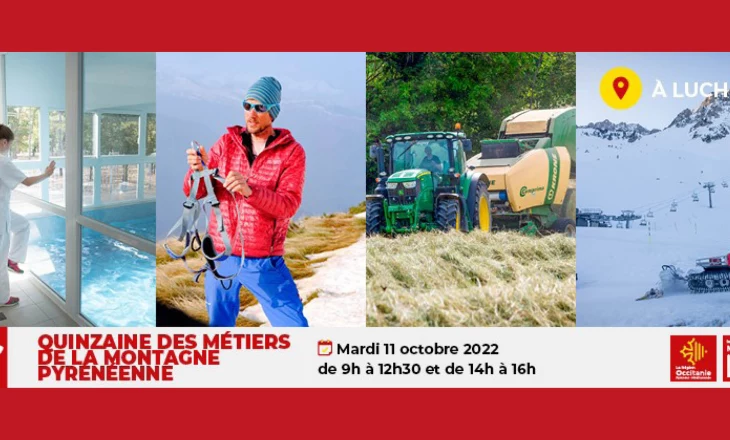 Visuel Quinzaine des métiers de la montagne pyrénéenne