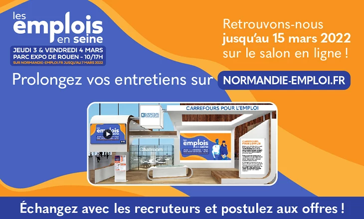 Vignette du salon Les Emplois en Seine 2022 de Rouen