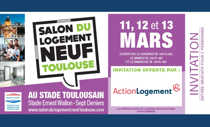 Vignette salon du logement neuf de Toulouse 2022