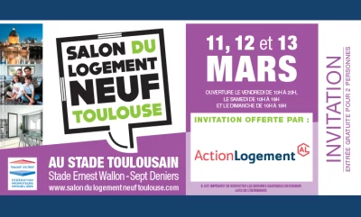 Vignette salon du logement neuf de Toulouse 2022