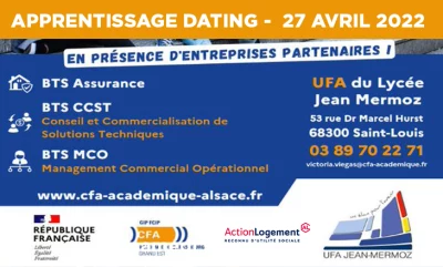 Vignette de la journée Apprentissage dating de l'UFA du lycée Jean Mermoz à Saint-Louis