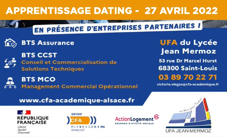 Vignette de la journée Apprentissage dating de l'UFA du lycée Jean Mermoz à Saint-Louis