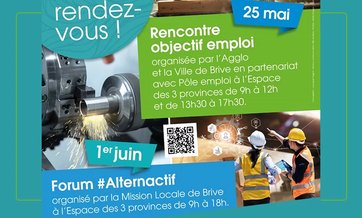 Vignette de la rencontre objectif emploi à Brive