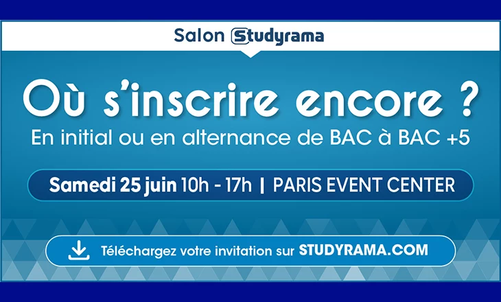 Vignette Salon Studyrama Sup’Alternance à Paris le 25 juin 2022