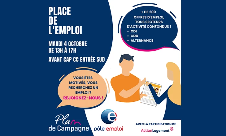 Vignette de la Place de l’emploi et de la formation à Cabriès 2022