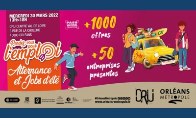 Vignette rendez-vous pour l’emploi : forum jobs d’été et alternance à Orléans