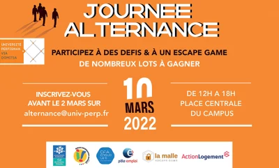 Vignette de la journée de promotion de l'alternance à l’université de Perpignan Via Domitia
