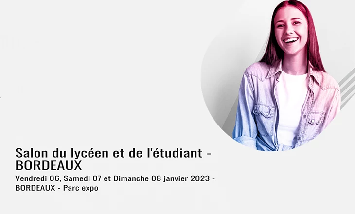 Vignette du salon du lycéen et de l’étudiant à Bordeaux 2023