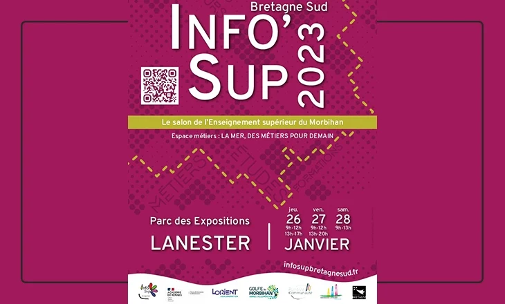 Vignette du salon InfoSup Bretagne Sud au Parc des Expositions de Lanester 2023