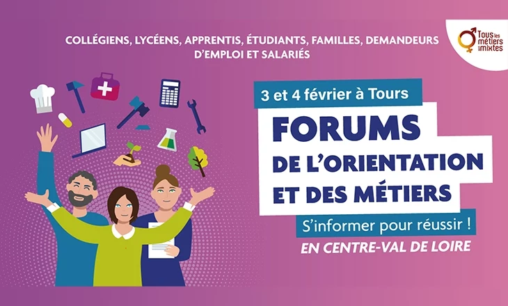 Vignette du Forum de l'Orientation et des métiers de Tours 2023