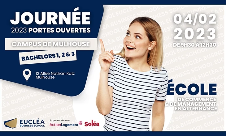 Vignette de la Journée Portes Ouvertes à l'EUCLEA Business School de Mulhouse 2023