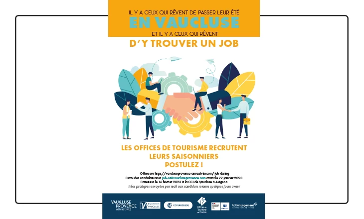 Vignette du 1er Job dating pour saisonniers à Avignon en Vaucluse 2023