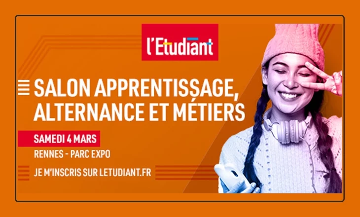 Vignette du salon apprentissage, alternance et métiers de Rennes 2023
