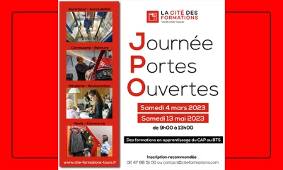 Vignette de la journée Portes Ouvertes de la Cité des Formations de Tours 2023