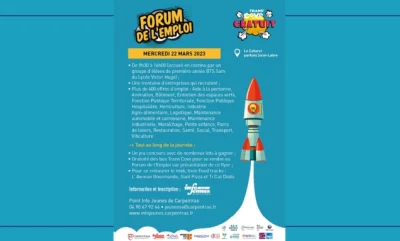 Visuel du forum de l’emploi 2023 à Carpentras