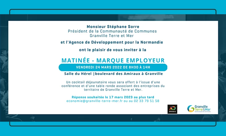 Vignette Matinée « Marque Employeur » à Granville 24 mars 2023