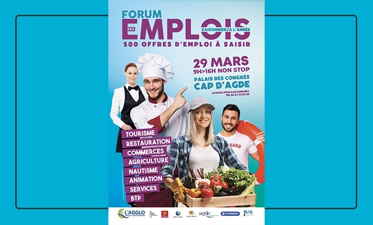 Vignette du forum des emplois le 29 mars 2023 au Cap d'Agde