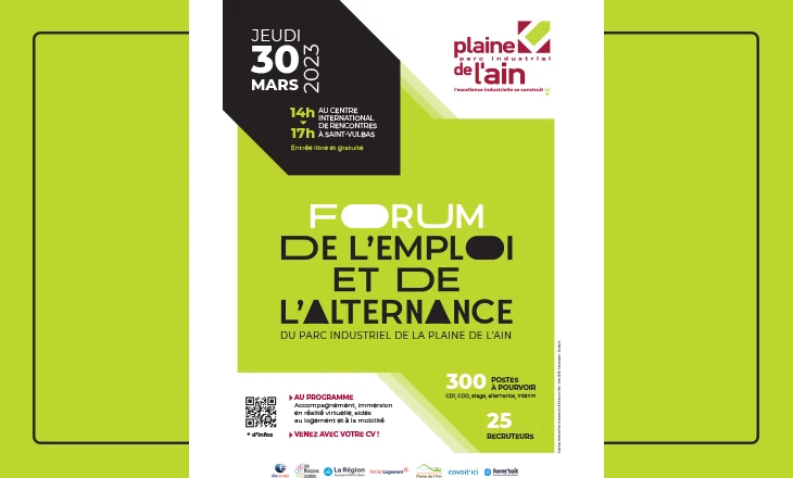 Vignette du forum de l’emploi et de l’alternance 2023 à Saint-Vulbas